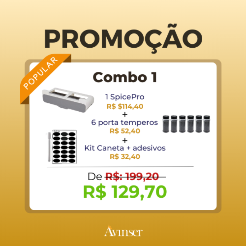 Organizador de Temperos SpicePro© [Promoção]