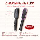 Escova HairLiss© Tecnologia Iônica [ Hidrata, AntiFrizz,Modela e Alisa]