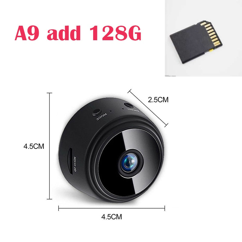 A9 Mini Camera 1080P HD ip camera Night Version Voice Video Security Wireless Mini Camcorders surveillance cameras wifi Camera - Avinser.