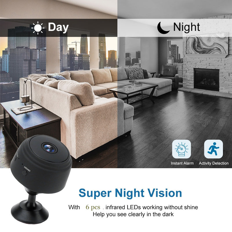 A9 Mini Camera 1080P HD ip camera Night Version Voice Video Security Wireless Mini Camcorders surveillance cameras wifi Camera - Avinser.